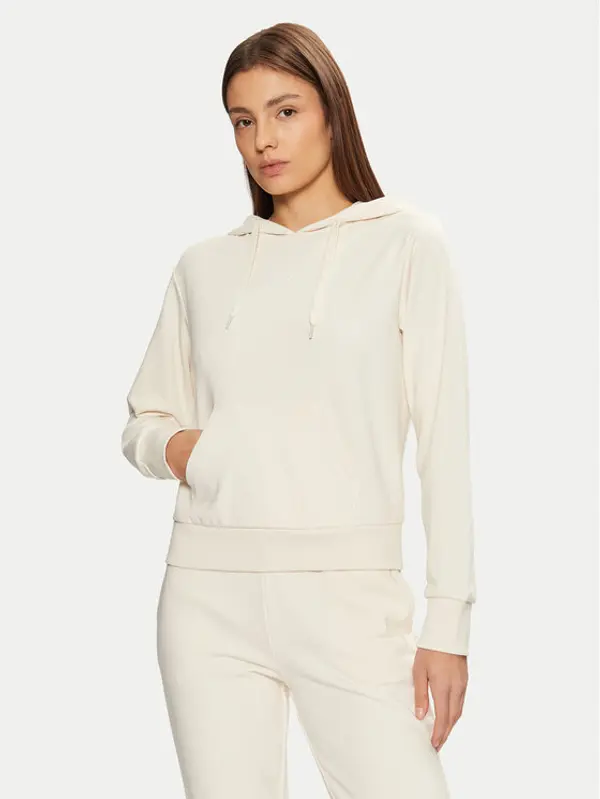 Guess Guess Majica dugih rukava O5RQ02 KCO31 Écru Regular Fit
