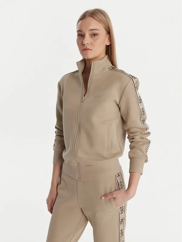 Guess Guess Majica dugih rukava V2YQ16 KB3P2 Bež Regular Fit
