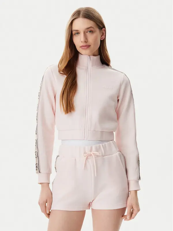 Guess Guess Majica dugih rukava V3RQ12 KB3P2 Ružičasta Regular Fit