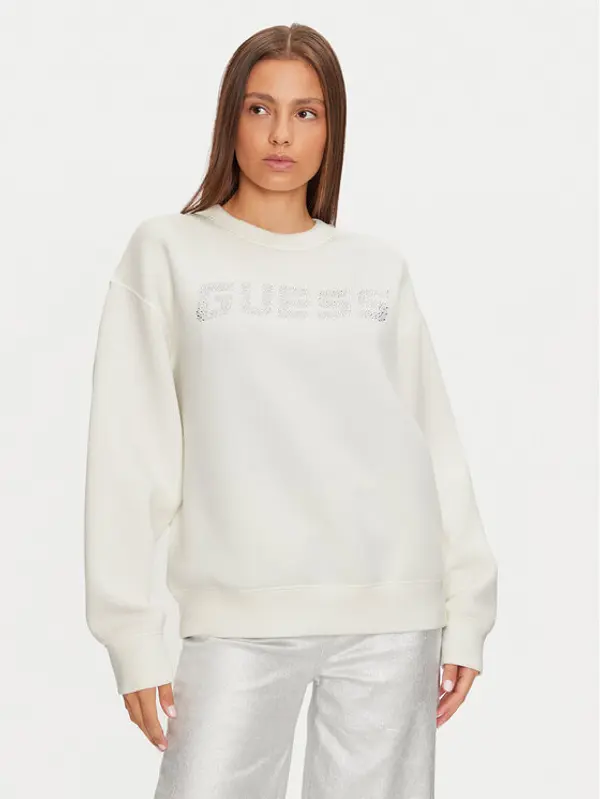 Guess Guess Majica dugih rukava V4BQ15 K7UW2 Bež Regular Fit
