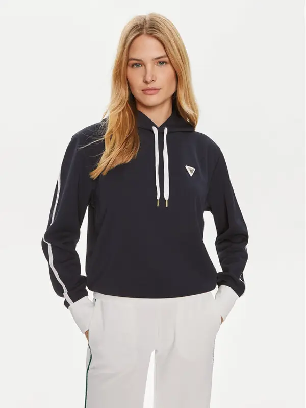 Guess Guess Majica dugih rukava V4GQ01 KBFB2 Tamnoplava Regular Fit