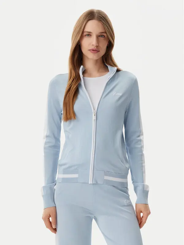 Guess Guess Majica dugih rukava V5GQ01Z3D60 Plava Regular Fit