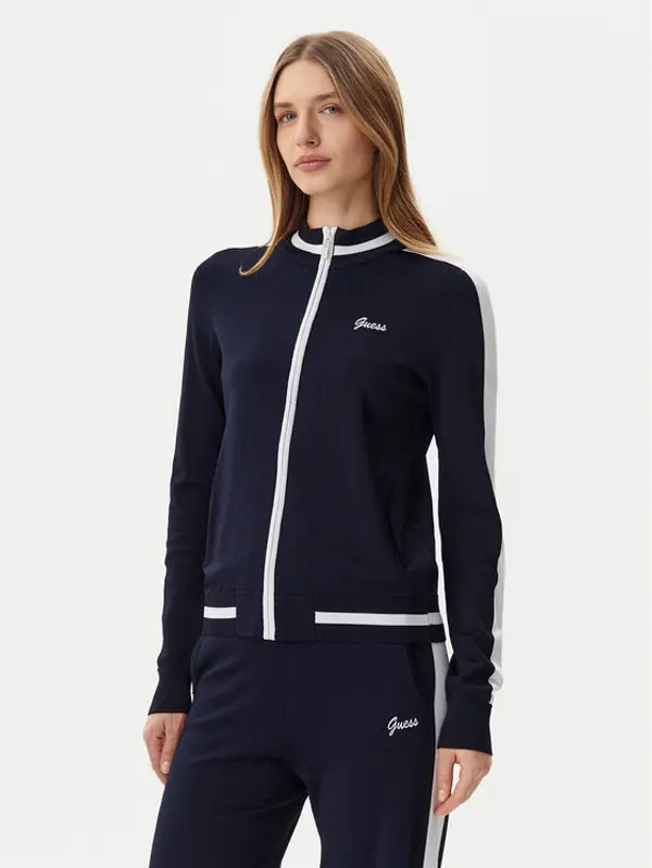 Guess Guess Majica dugih rukava V5GQ01Z3D60 Tamnoplava Regular Fit
