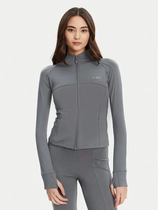 Guess Guess Majica dugih rukava V5RP17 KCD02 Siva Regular Fit