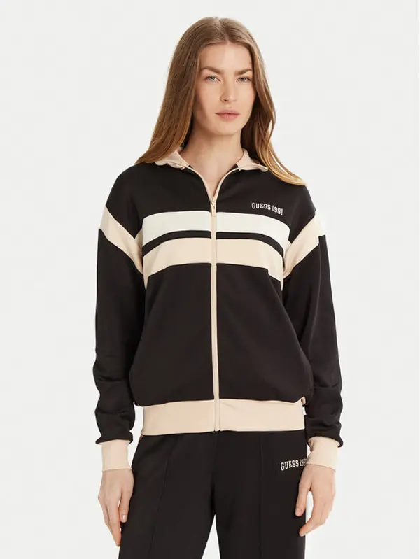 Guess Guess Majica dugih rukava V5RQ00 KCO72 Tamnoplava Regular Fit