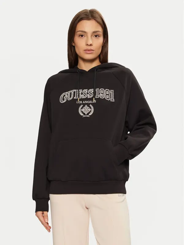 Guess Guess Majica dugih rukava V5RQ02 KCLD1 Smeđa Regular Fit