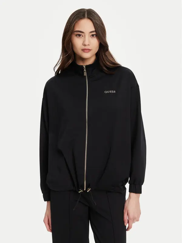 Guess Guess Majica dugih rukava V5YL09 KCX42 Crna Regular Fit