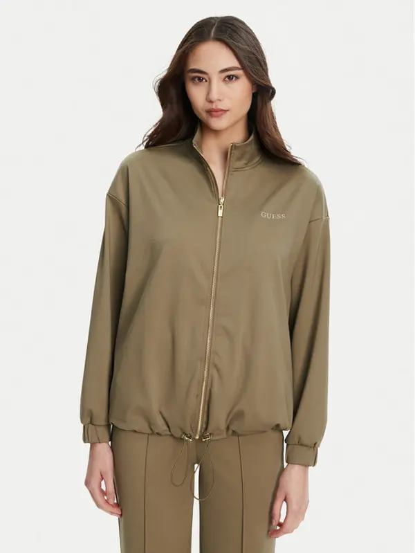 Guess Guess Majica dugih rukava V5YL09 KCX42 Smeđa Regular Fit