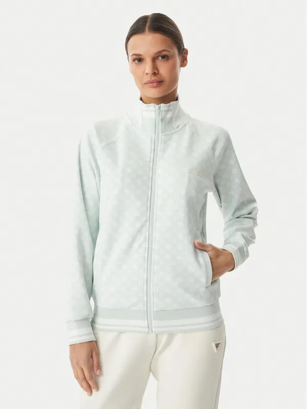 Guess Guess Majica dugih rukava V5YQ03 KB212 Svijetlo zelena Regular Fit