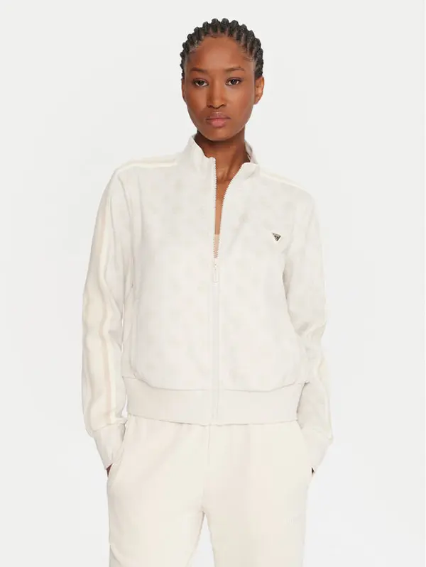 Guess Guess Majica dugih rukava V5YQ07 K0282 Écru Regular Fit