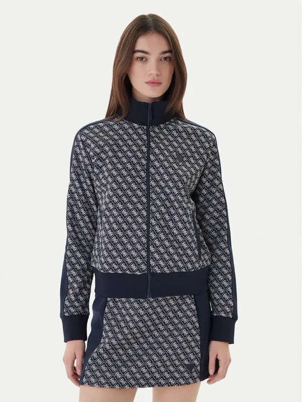 Guess Guess Majica dugih rukava V6RQ08 K2042 Tamnoplava Regular Fit