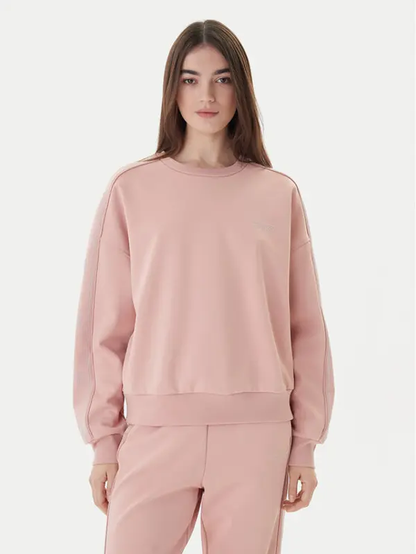 Guess Guess Majica dugih rukava V6RQ96 KCX22 Ružičasta Regular Fit