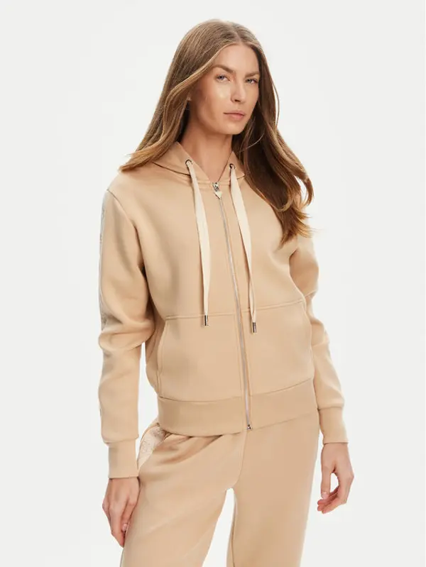 Guess Guess Majica dugih rukava W5YQ05 KBYE2 Bež Regular Fit