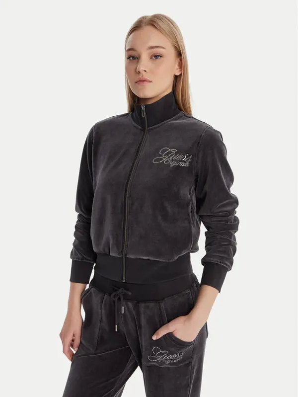 Guess Guess Majica dugih rukava W6RQ26 KCUF1 Tamnoplava Regular Fit