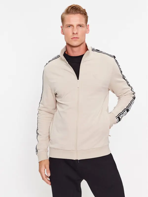 Guess Guess Majica dugih rukava Z2YQ12 K6ZS1 Écru Regular Fit