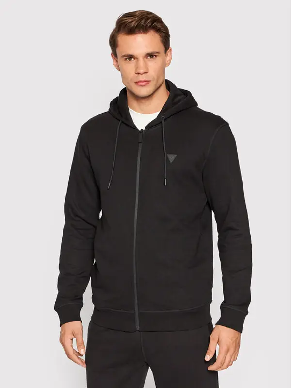 Guess Guess Majica dugih rukava Z2YQ28 KAIJ1 Crna Regular Fit