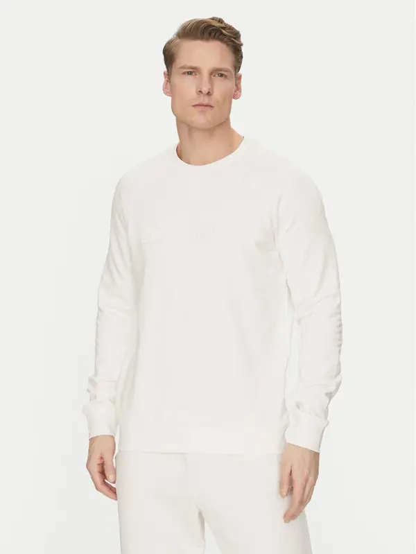 Guess Guess Majica dugih rukava Z4YQ16 KAIJ1 Écru Regular Fit