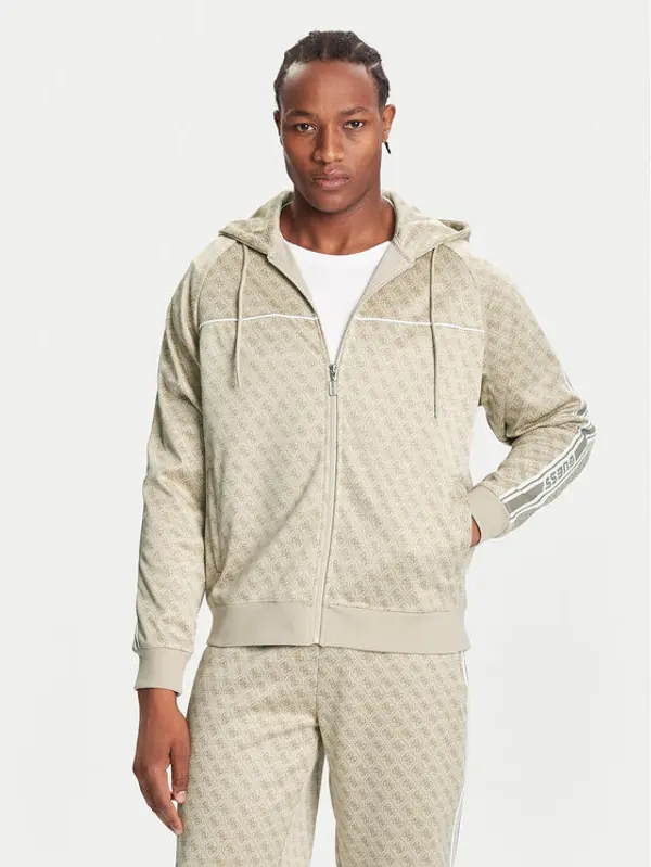 Guess Guess Majica dugih rukava Z5BQ13 K2042 Bež Relaxed Fit