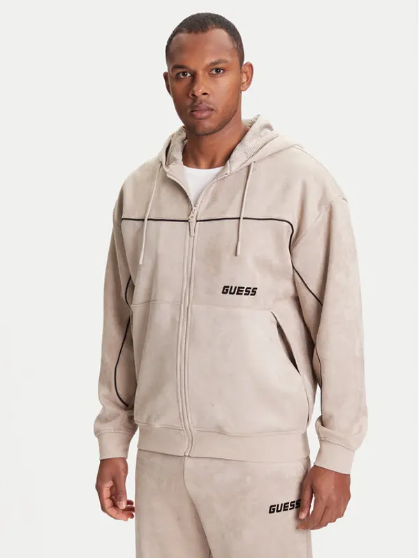 Guess Guess Majica dugih rukava Z5YQ05 KCJY2 Bež Regular Fit