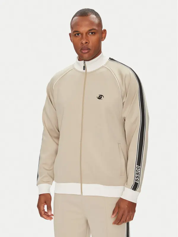 Guess Guess Majica dugih rukava Z5YQ21 KCRU2 Bež Regular Fit