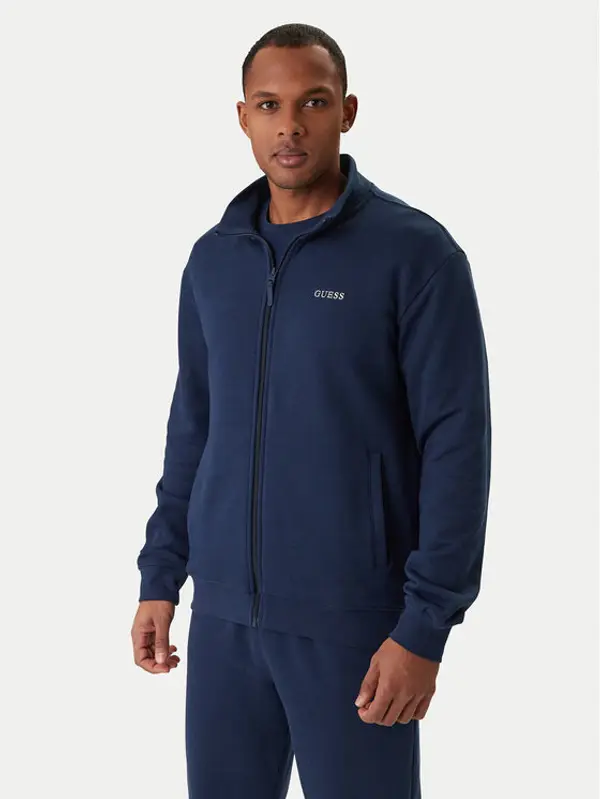 Guess Guess Majica dugih rukava Z6RQ16 KAIJ1 Tamnoplava Regular Fit
