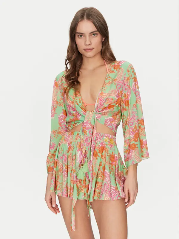 Guess Guess Majica E5GH01 WH3X2 Šarena Regular Fit