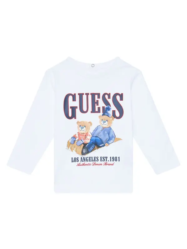 Guess Guess Majica I5BI00I3Z14 Bijela Regular Fit