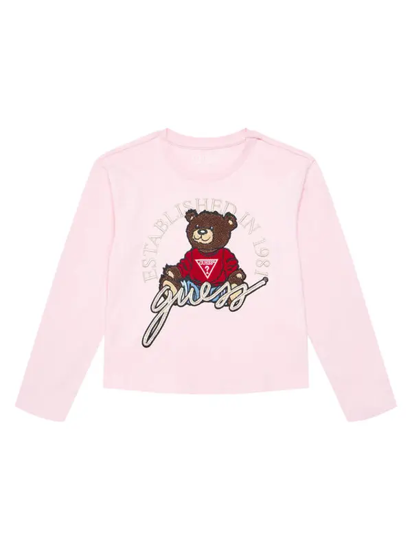 Guess Guess Majica J4BI10 I3Z14 Ružičasta Regular Fit