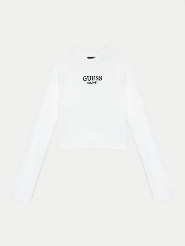 Guess Guess Majica J4YI49 KBZP4 Bijela Regular Fit
