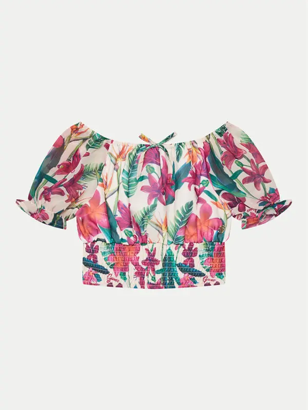 Guess Guess Majica J5GH00 WA2T0 Šarena Regular Fit
