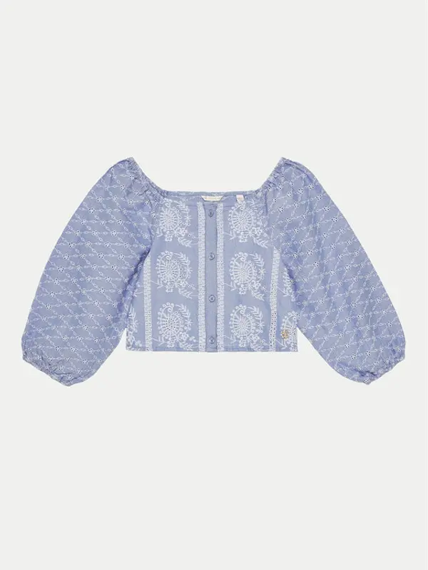 Guess Guess Majica J5GH08WH7K0 Plava Regular Fit
