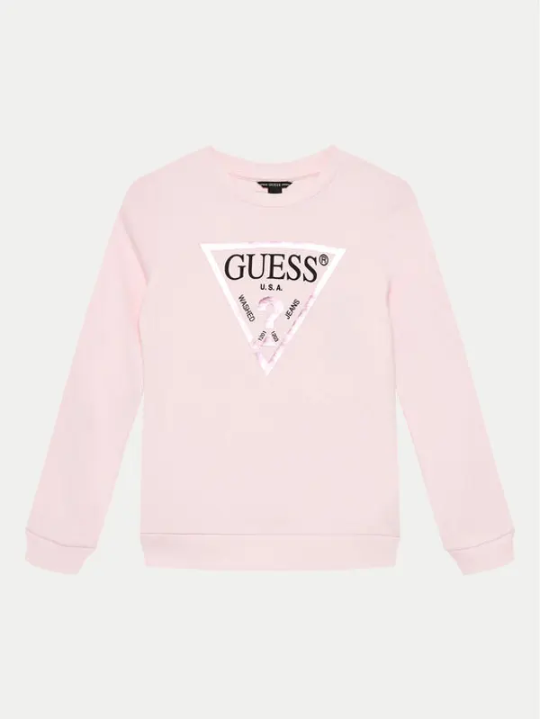 Guess Guess Majica J74Q10 KAUG0 Ružičasta Regular Fit