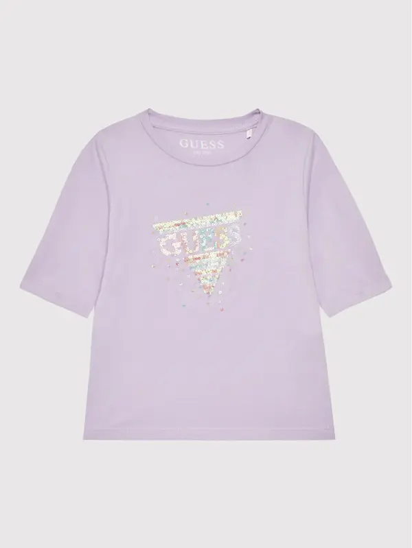 Guess Guess Majica K2YI17 KAPO0 Ljubičasta Regular Fit