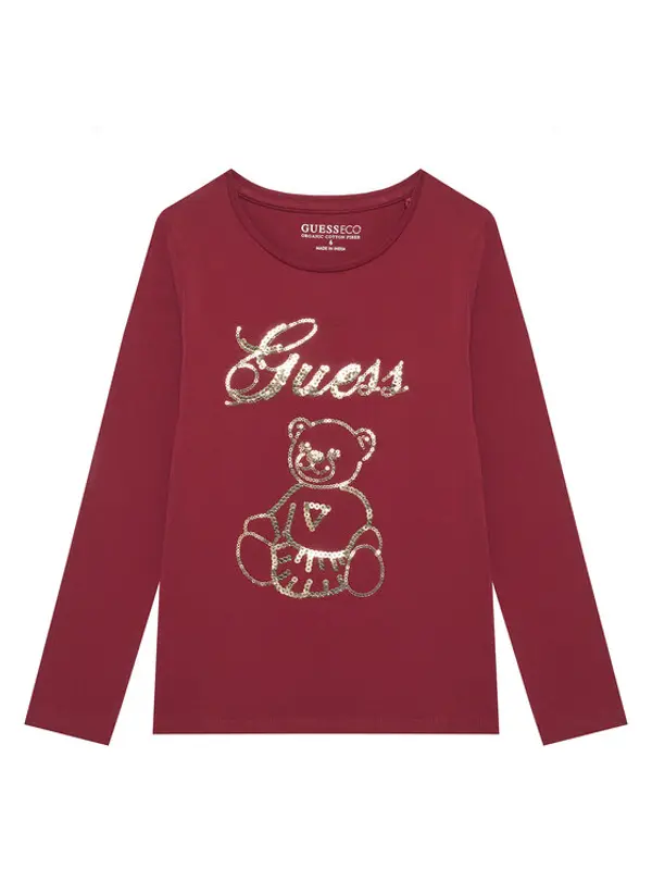 Guess Guess Majica K5BI03 J1314 Crvena Regular Fit
