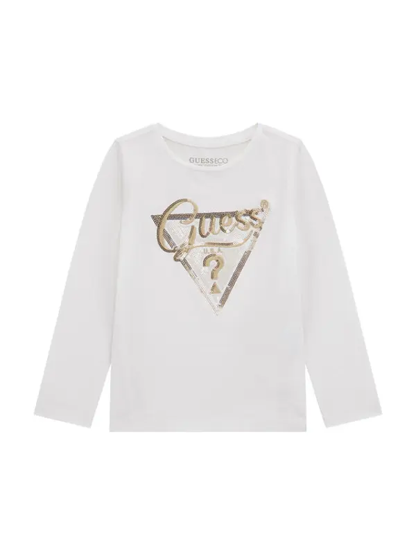 Guess Guess Majica K5BI06 J1314 Bijela Regular Fit