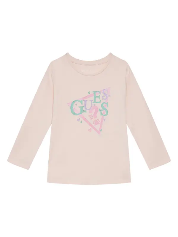 Guess Guess Majica K5BI13 J1314 Ružičasta Regular Fit