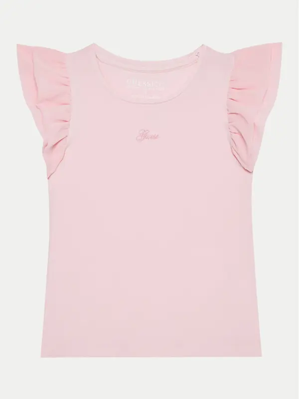 Guess Guess Majica K5RI22 K6YW4 Ružičasta Regular Fit