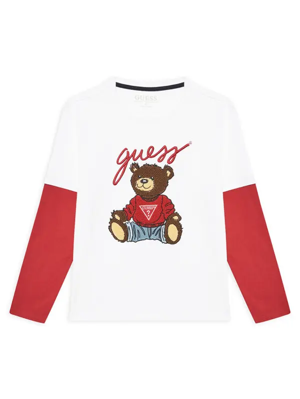 Guess Guess Majica L4BI13 I3Z14 Bijela Regular Fit