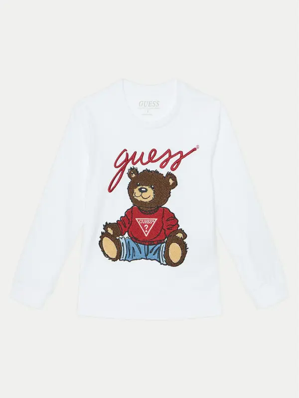 Guess Guess Majica L5RI32 K8HM4 Bijela Regular Fit