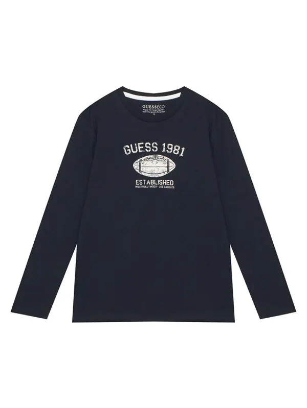 Guess Guess Majica L6YI06 K3714 Tamnoplava Regular Fit