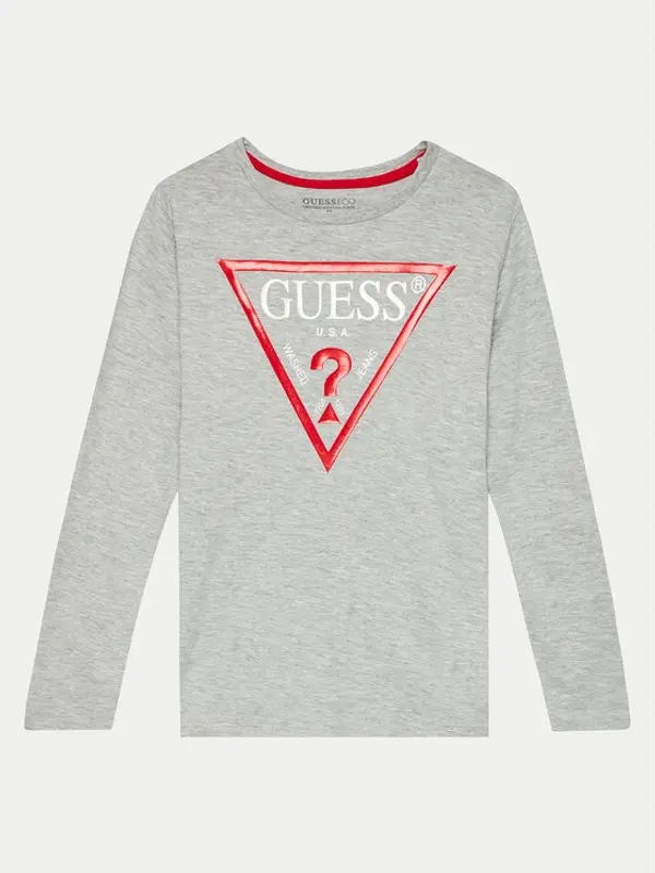 Guess Guess Majica L84I29 K8HM0 Siva Regular Fit