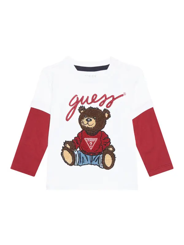 Guess Guess Majica N4BI08 I3Z14 Bijela Regular Fit