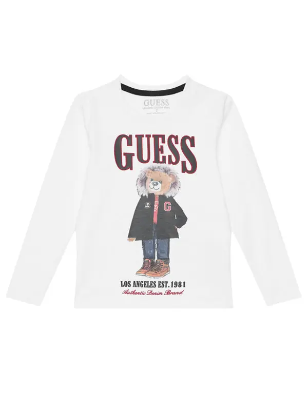 Guess Guess Majica N5BI04 I3Z14 Bijela Regular Fit