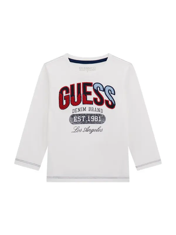 Guess Guess Majica N5BI06 I3Z14 Bijela Regular Fit