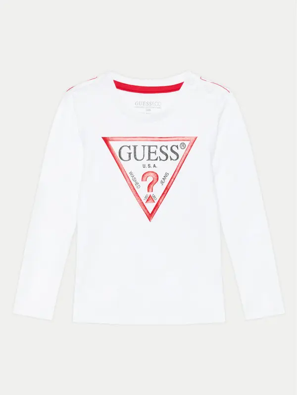 Guess Guess Majica N84I24 K8HM0 Bijela Regular Fit