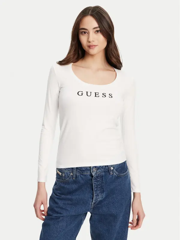 Guess Guess Majica O5RI00 KBBU1 Bijela Regular Fit