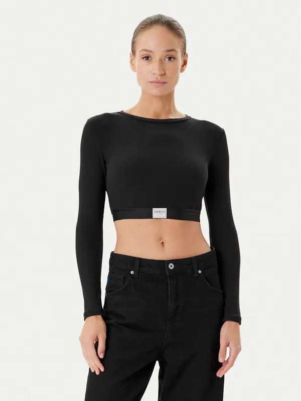 Guess Guess Majica O5RP00 KCDA2 Crna Regular Fit