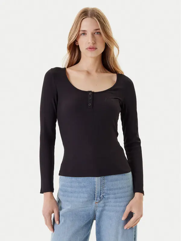 Guess Guess Majica O5YI00 KCQ72 Crna Regular Fit
