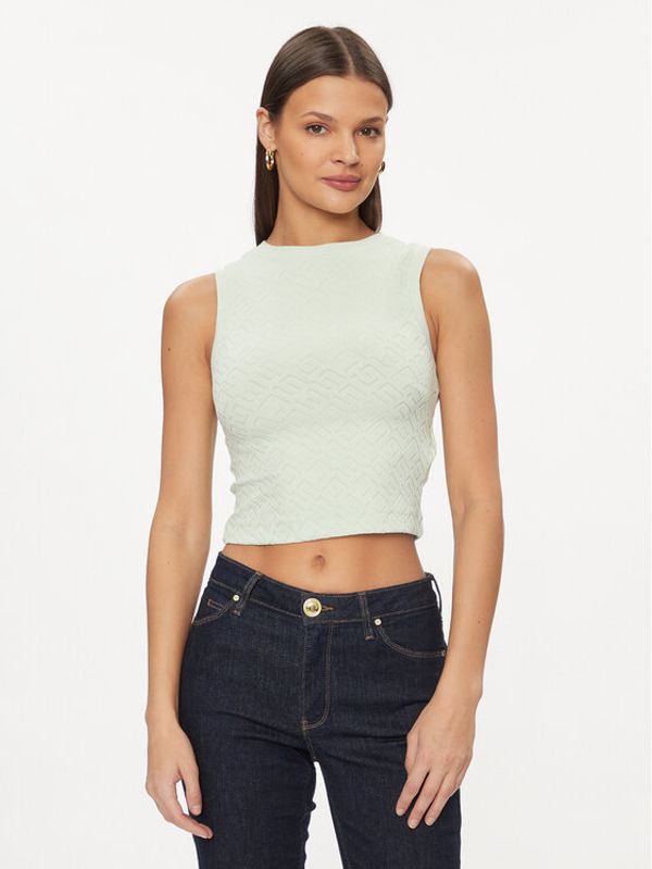 Guess Guess Majica Ofelia W4GP52 KBYN0 Zelena Regular Fit