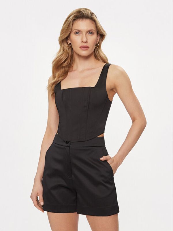 Guess Guess Majica Sia W4GH47 WDEE2 Crna Regular Fit